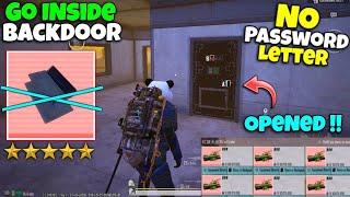 New Trick to open Black door without Password Letter | PUBG METRO ROYALE