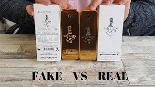 Fake vs Real Tester Paco Rabanne 1 Million Perfume 100 ML