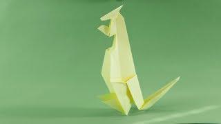 Easy way to make a paper Kangaroo | Origami Animals