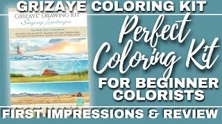 THE PERFECT COLORING KIT FOR BEGINNER COLORISTS | Grizaye Coloring Kit | Adult Coloring