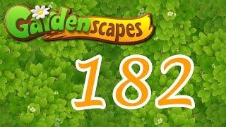 Gardenscapes level 182 Walkthrough