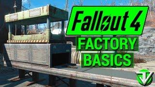 FALLOUT 4: How To Build SIMPLE FACTORY with Contraptions DLC! (Manufacture Weapons, Armor and More!)