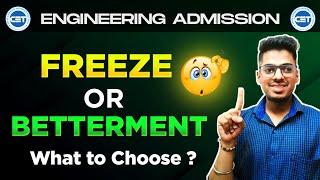 Live  Freeze Or  Betterment | TFWS | Seats Engineering Counselling By - ASC Abhishek Sir Chemistry