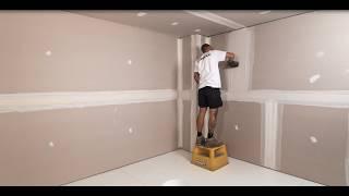 How to set Gyprock Plasterboard Joints - DIY Video Series - Video 2