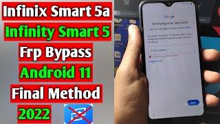 Infinix Smart 5/5a (X657) Frp Unlock/Bypass Google Account Lock Android 11 | New Security | 2022