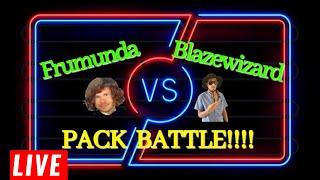 LIVE Pokemon booster pack battle!! Frumunda vs Blazewizard who will win???