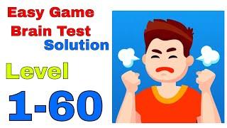 Easy Game Brain Test level 1 - 60 Gameplay Walkthrough | (IOS-Android)