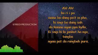 Mait ShemLin - Tangshipor (lyrics video) | Shillong Rap | India