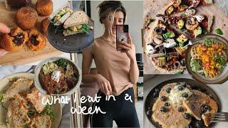 WHAT I EAT IN A WEEK-eating whatever i want, healthy balanced and no restriction