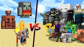 Tuff Golem vs Copper Golem vs Arch Illager vs Every Mobs minecraft