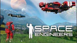 КОСМОС И ВОССТАНИЕ МАШИН. ОБУЧЕНИЕ И ПЕРВЫЙ СМОТР - Space Engineers #1