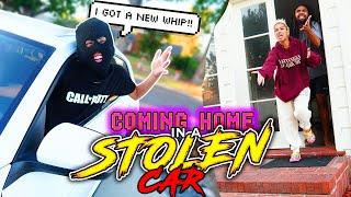 I Bring Home a *STOLEN CAR* to my PARENTS PRANK !!  (SAVAGE MODE)