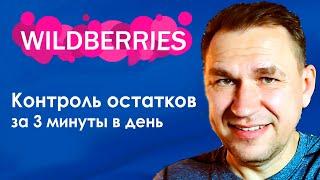 Управление запасами Wildberries API расчет размера поставки Вайлдберриз в Excel через АПИ