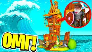 ️Я ПОСТРОИЛ БАЗУ ВИКИНГОВ 999 УРОВНЯ! Viking Tycoon Роблокс