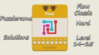 Puzzlerama Solutions - Flow Classic Hard ( Level 14-25 )