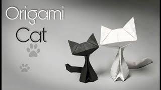 How to make paper cat || origami cat step by step || easy paper cat making #diy #papercraft