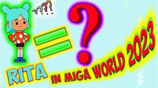 RITA in Miga World 2023 /Toca Boca / Toca Life World / Miga World