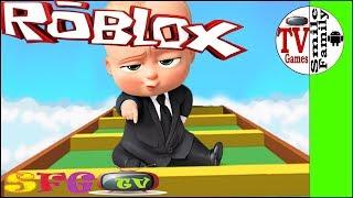 ПОБЕГ от ЗЛОГО БОССА из офиса ROBLOX босс молокосос Игровой мультик  от детского канала SFGTV