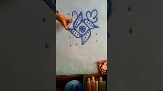 easy daily border designs/#sivan Rangoli Kolangal #super #muggulu️