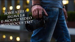 Sigma 35 mm f 1.4 ART E-Mount on A7 III - Face detection Test. ABSOLUTELY BEST FOCUS!!!