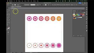 Adobe Illustrator Blend Tool - Creating a pattern graphic with the Blend Tool