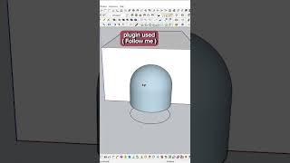 Learn how to make curve in the wall on sketchup #architecture #sketchup3d #vray  #design