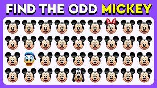 Find the ODD Emoji Out - Disney Edition ‍️ | Easy, Medium, Hard Levels