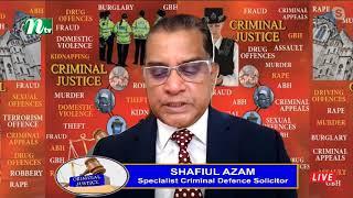 Solicitor Shafiul Azam, Azam & Co. Solicitors- Host, Criminal Justice TV show  27102024 S2