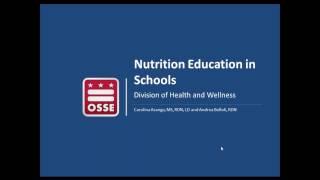 Nutrition Education in Schools