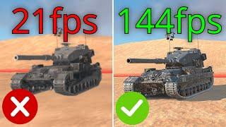 КАК УЛУЧШИТЬ FPS  Tanks Blitz / WoT Blitz