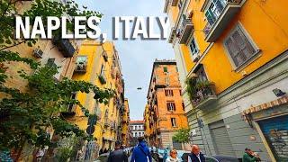  Naples Italy Walking Tour [03] w/Captions - 4k 60fps Virtual Treadmill Workout - City Walks