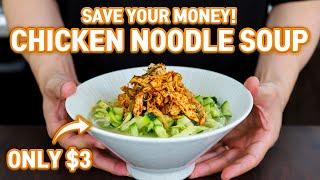 3 Dollar KOREAN Chicken Noodle Soup (Dak Kalguksu) l Save Your Money