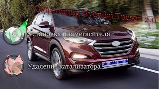 Чип-тюнинг установка пламегасителя Hyundai Tucson 2.0 G4NA (Хёндай Туссан 2019) Суворов Тула Калуга