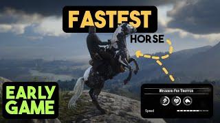 Get RDR2's FASTEST Horse EARLY! (Max Speed | Missouri Fox Trotter)