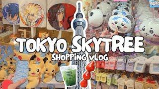 Tokyo Skytree Town shopping vlog/ Japanese character/ Tokyo vlog/Tokyo Solamachi