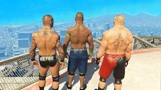 Приколы в GTA 5 | WDF 78 | WWE Нагиботерапия