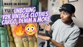 UNBOXING: Vintage Y2k Cargo Pants, Carpenter Pants, Wide Leg Pants | Thrift Store | The Vital Things