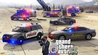 KUFFStv - Watch Multiple Officers LIVE, As It Happens! - GTA FiveM KUFFS vRP Police Roleplay