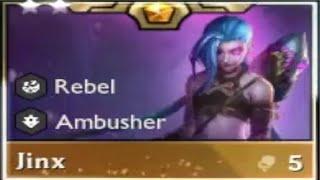 Rebel is one of the strongest comps right now and it's so EASY to run! Jinx always reaches 10K+ dmg!