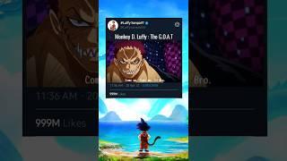 Monkey D. Luffy : The G.O.A.T #onepiece #luffy #zoro #anime #fyp #shorts #onepieceasa