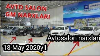 18-MAY GM UZBEKISTAN AVTOSALON NARXLARI   18.05.2020  АВТОСАЛОН НАРХЛАРИ