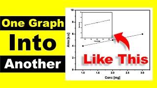 How to Insert One Graph Into Another in Origin