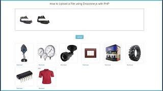 File Upload using Dropzone.js with PHP