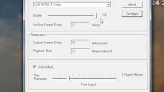 xvid configure for camstudio there movies