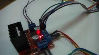 Подключение драйвера двигателей L298N к Arduino