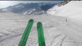 Skiing 1,350m Descent - St Anton, Austria