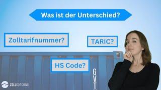 HS-Code, Zolltarifnummer und TARIC - Was ist der Unterschied?