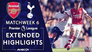 Arsenal v. Tottenham Hotspur | PREMIER LEAGUE HIGHLIGHTS | 9/26/2021 | NBC Sports