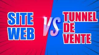 SITE WEB VS TUNNEL DE VENTE : QUOI CHOISIR ?