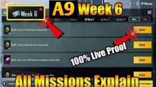 BGMI A9 Royale pass Week 6 All Missions Explain | Royale Pass Spooky Spirits week 6 All Mission